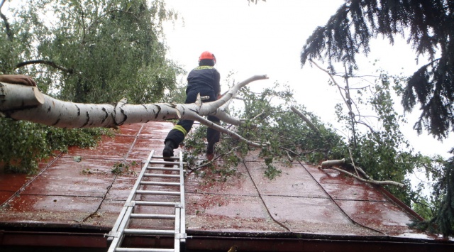 Na Kutnohorsku vyjížděli hasiči po bouřce v šesti případech