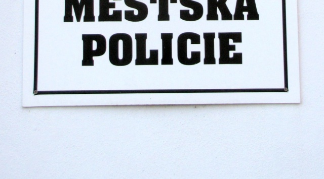 Z bloku Městské policie Čáslav